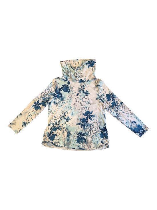 Chico's Sweaters - Chico's Weekends Floral Turtleneck in Blue and Cream Chico size 1